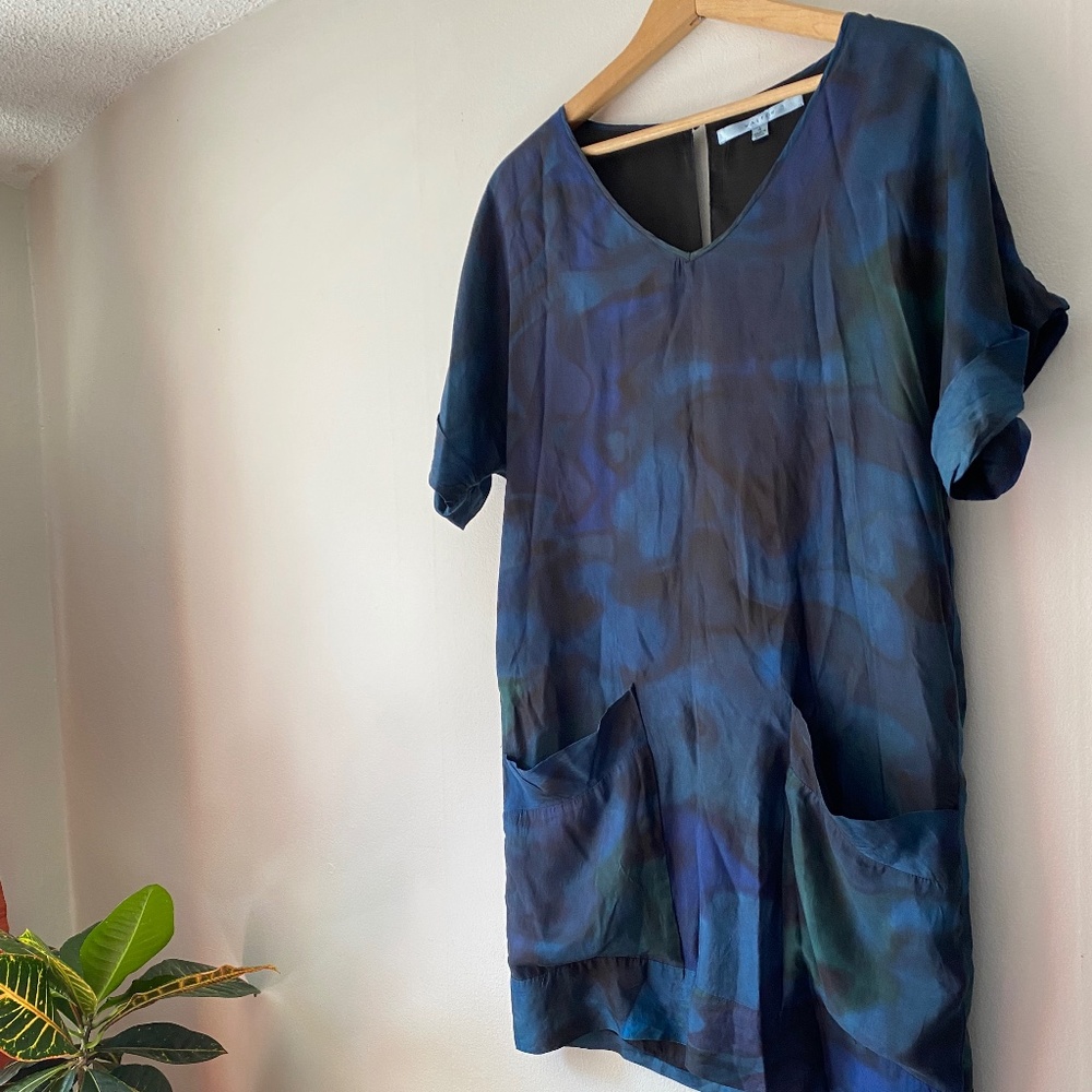 Walter 100% Silk Midi/Mini Length Dress